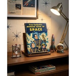 Vintage 1953 Tom Corbetts Wonder Book of Space Marcia Martin Frank Vaughn 1st Ed